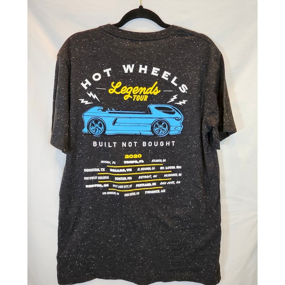Hot Wheels Legends Tour 2020 Black Graphic T-Shirt Size Large NWOT
